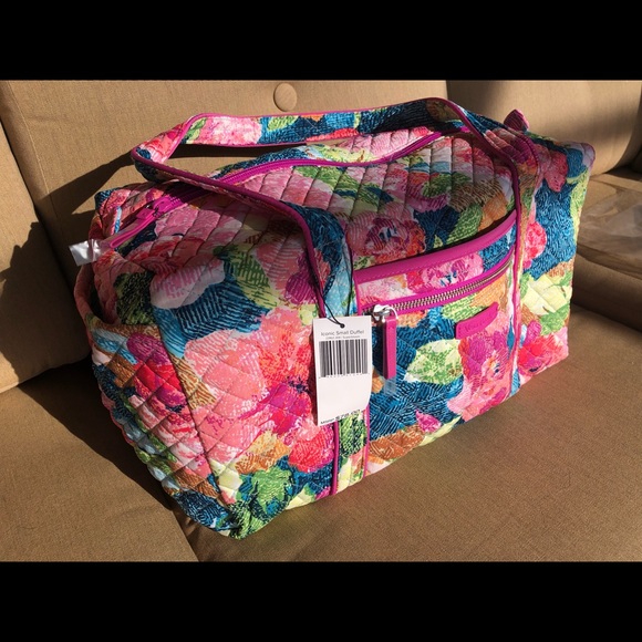 New Vera Bradley Iconic Small Duffel cotton bag - Picture 6 of 7